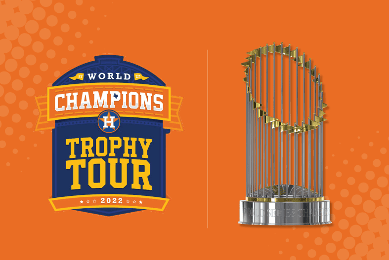 Astros Championship Trophy Tour